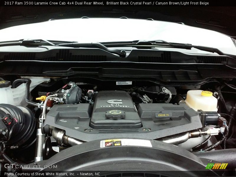  2017 3500 Laramie Crew Cab 4x4 Dual Rear Wheel Engine - 6.7 Liter OHV 24-Valve Cummins Turbo-Diesel Inline 6 Cylinder