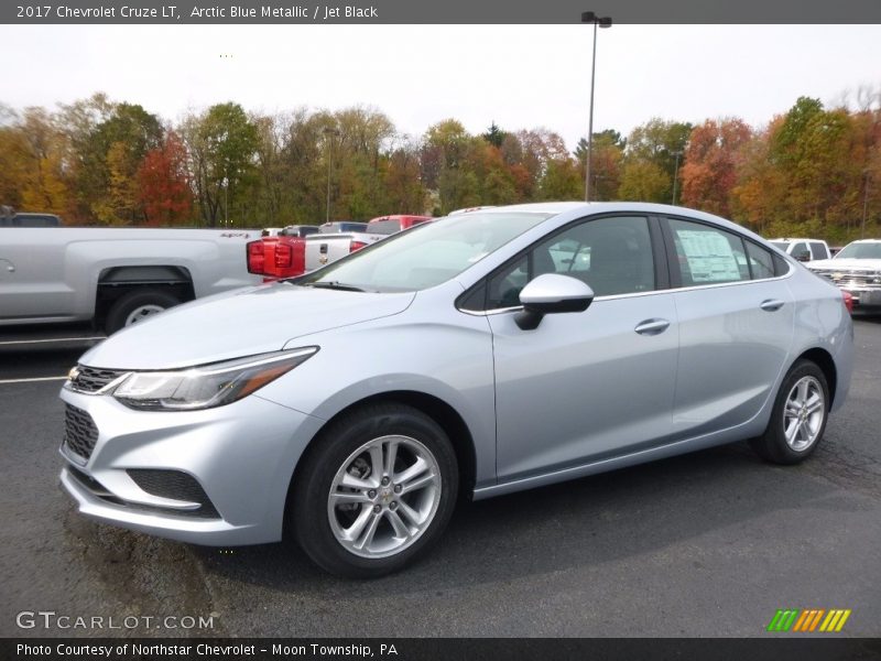 Arctic Blue Metallic / Jet Black 2017 Chevrolet Cruze LT