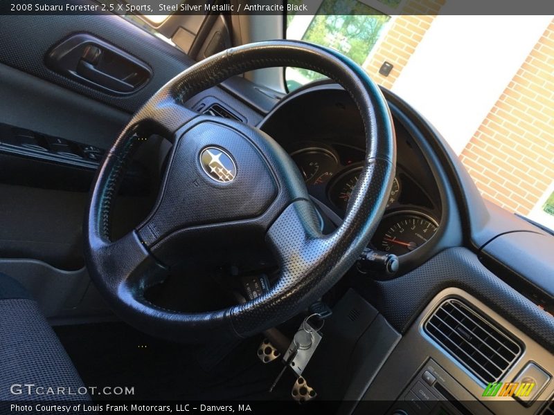 Steel Silver Metallic / Anthracite Black 2008 Subaru Forester 2.5 X Sports