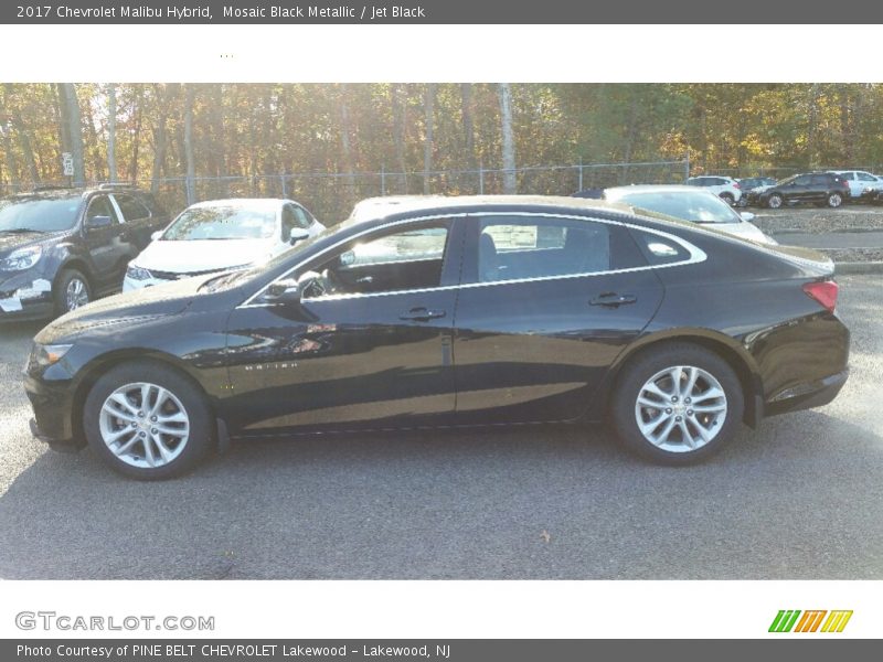 Mosaic Black Metallic / Jet Black 2017 Chevrolet Malibu Hybrid