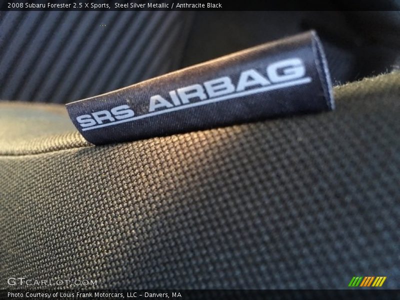 Steel Silver Metallic / Anthracite Black 2008 Subaru Forester 2.5 X Sports