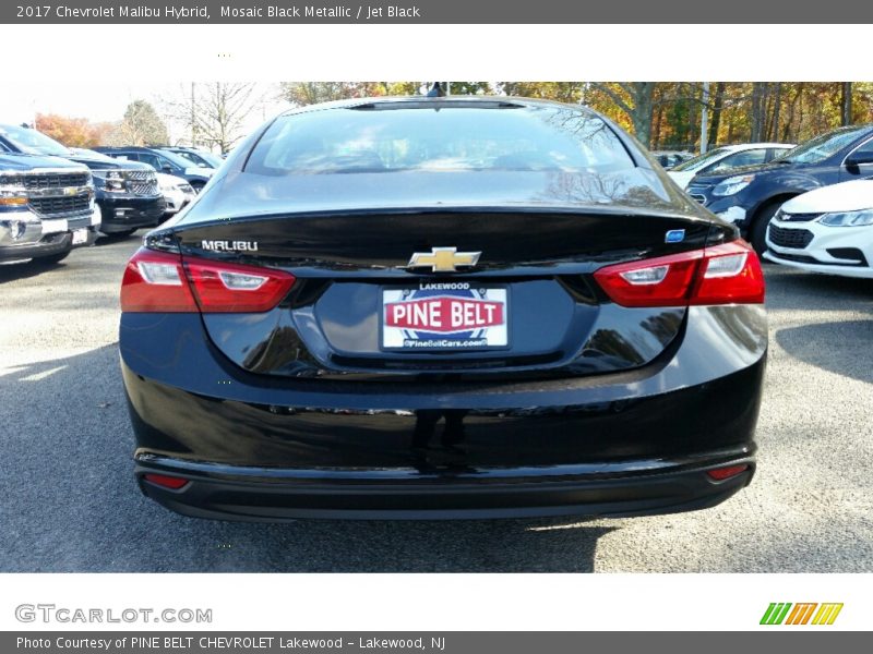 Mosaic Black Metallic / Jet Black 2017 Chevrolet Malibu Hybrid