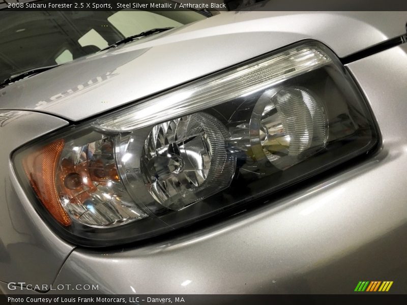 Steel Silver Metallic / Anthracite Black 2008 Subaru Forester 2.5 X Sports