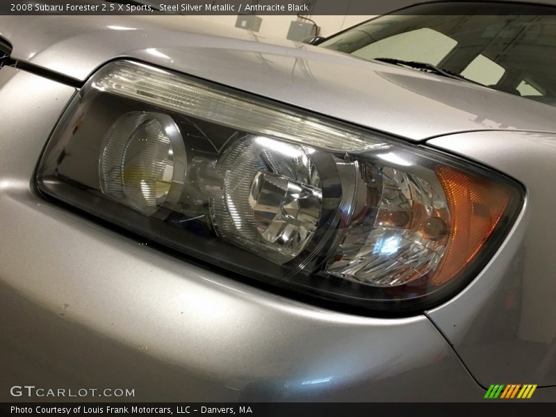Steel Silver Metallic / Anthracite Black 2008 Subaru Forester 2.5 X Sports