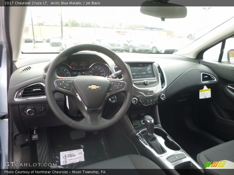 Arctic Blue Metallic / Jet Black 2017 Chevrolet Cruze LT