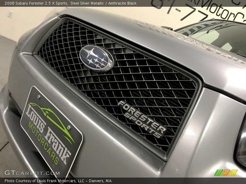 Steel Silver Metallic / Anthracite Black 2008 Subaru Forester 2.5 X Sports