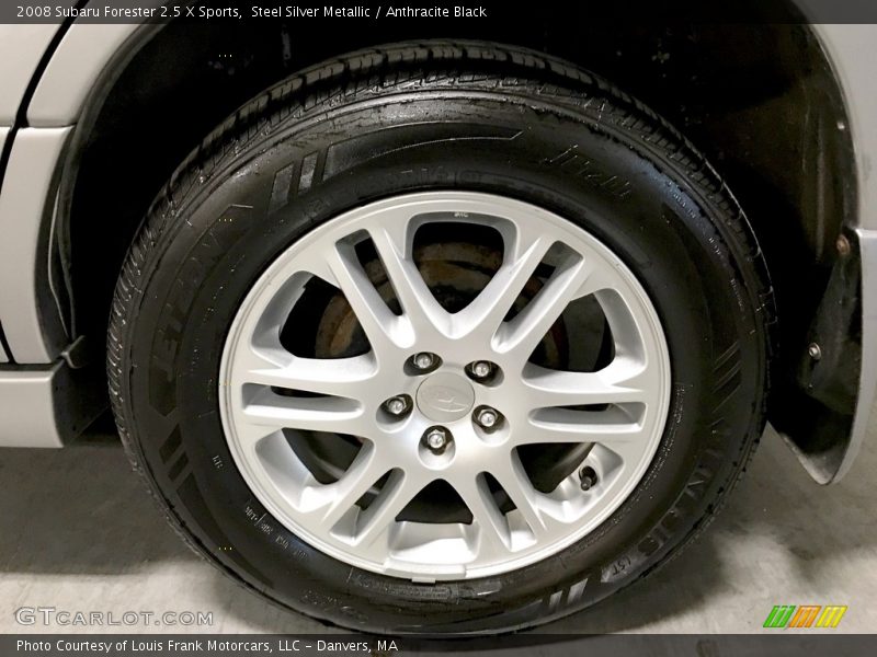Steel Silver Metallic / Anthracite Black 2008 Subaru Forester 2.5 X Sports