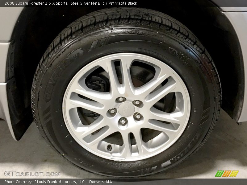 Steel Silver Metallic / Anthracite Black 2008 Subaru Forester 2.5 X Sports