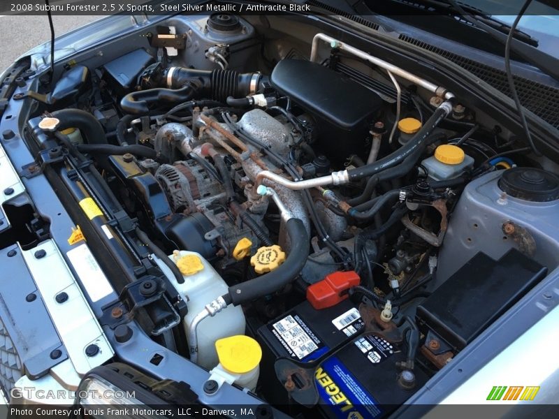 Steel Silver Metallic / Anthracite Black 2008 Subaru Forester 2.5 X Sports