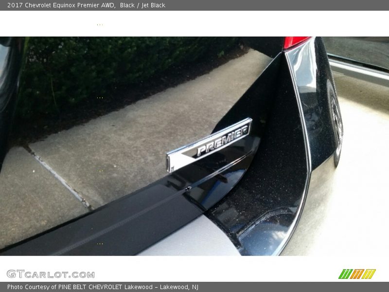 Black / Jet Black 2017 Chevrolet Equinox Premier AWD