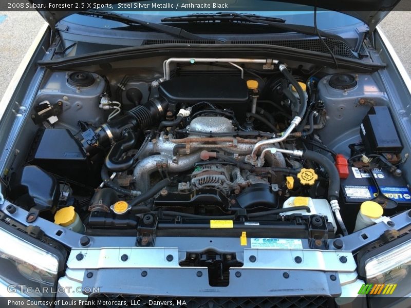 Steel Silver Metallic / Anthracite Black 2008 Subaru Forester 2.5 X Sports