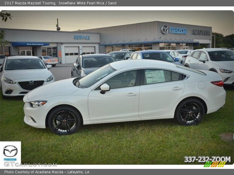 Snowflake White Pearl Mica / Sand 2017 Mazda Mazda6 Touring