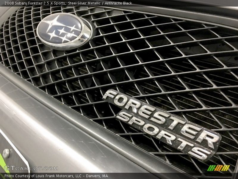 Steel Silver Metallic / Anthracite Black 2008 Subaru Forester 2.5 X Sports