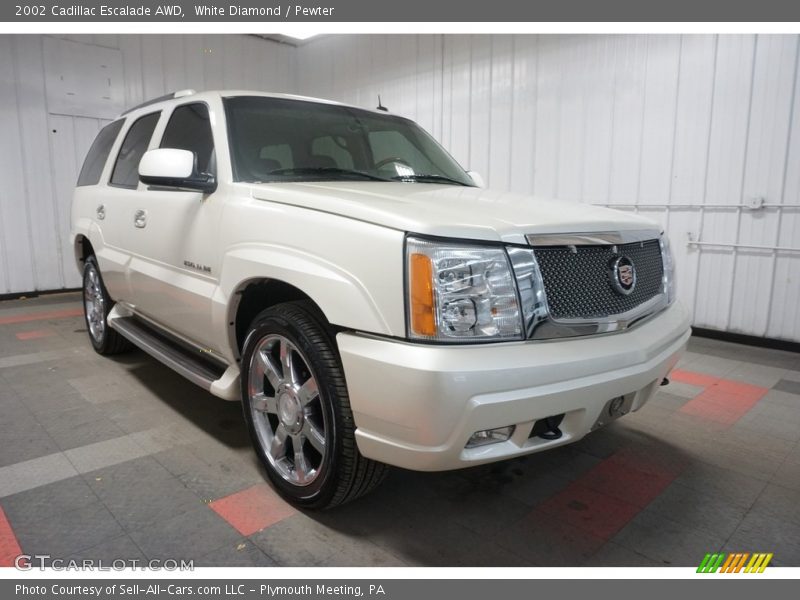 White Diamond / Pewter 2002 Cadillac Escalade AWD