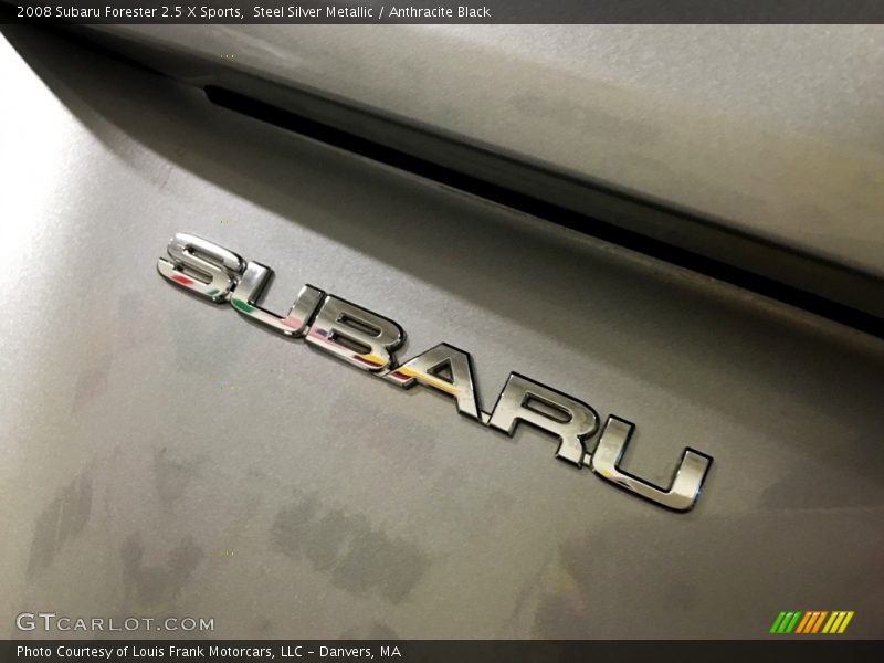 Steel Silver Metallic / Anthracite Black 2008 Subaru Forester 2.5 X Sports