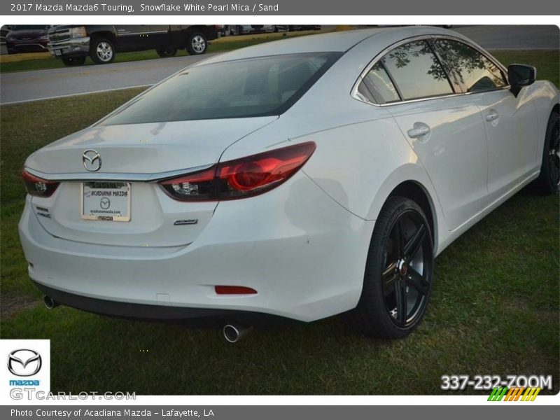 Snowflake White Pearl Mica / Sand 2017 Mazda Mazda6 Touring
