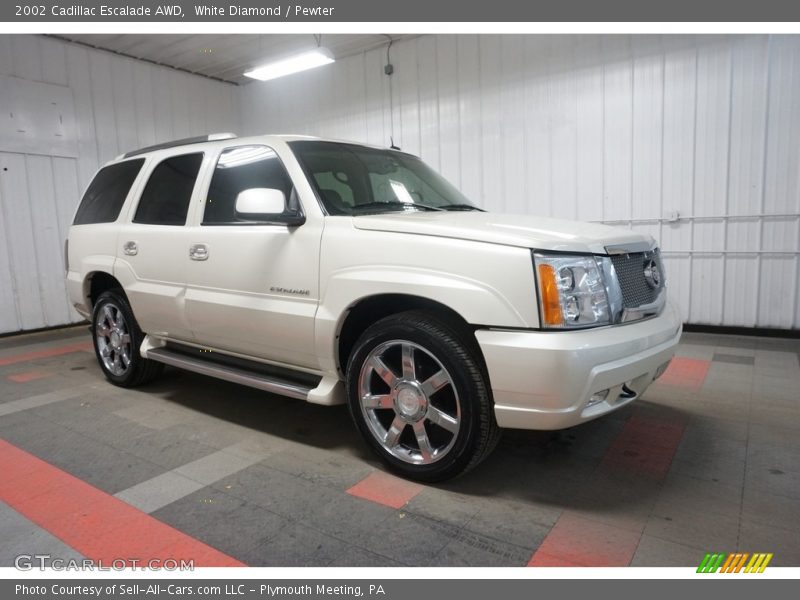 White Diamond / Pewter 2002 Cadillac Escalade AWD