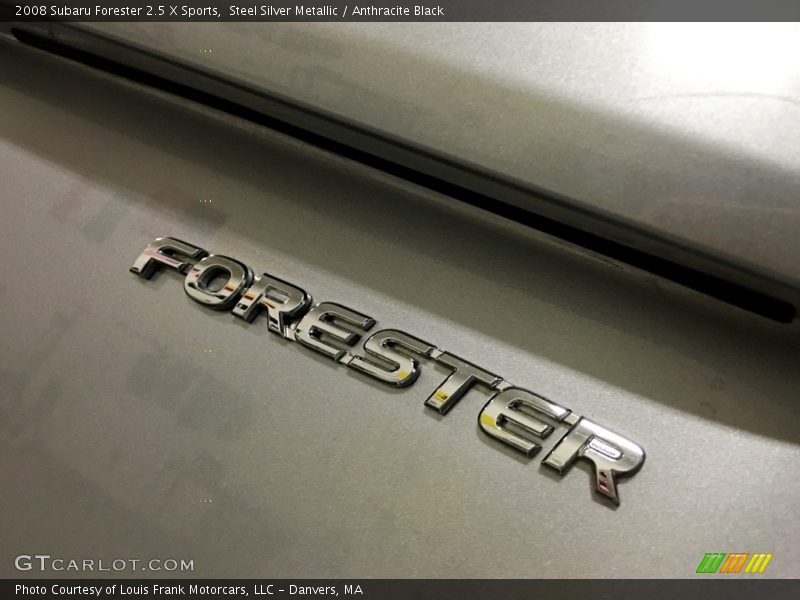 Steel Silver Metallic / Anthracite Black 2008 Subaru Forester 2.5 X Sports