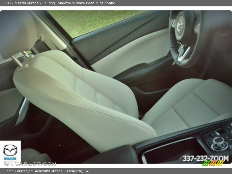 Snowflake White Pearl Mica / Sand 2017 Mazda Mazda6 Touring