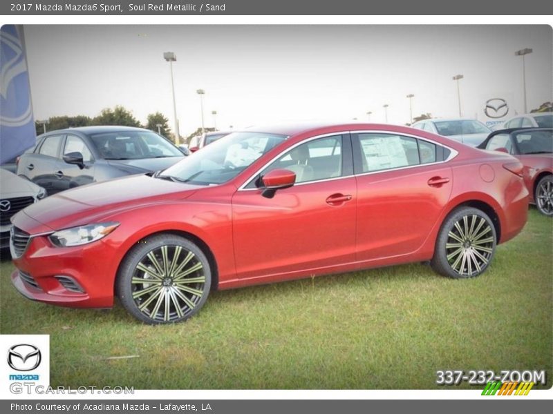 Soul Red Metallic / Sand 2017 Mazda Mazda6 Sport
