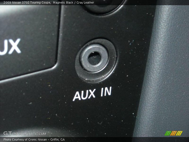 Magnetic Black / Gray Leather 2009 Nissan 370Z Touring Coupe