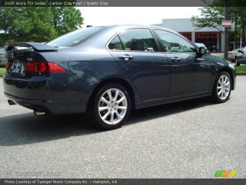 Carbon Gray Pearl / Quartz Gray 2008 Acura TSX Sedan