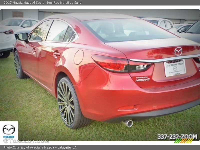 Soul Red Metallic / Sand 2017 Mazda Mazda6 Sport