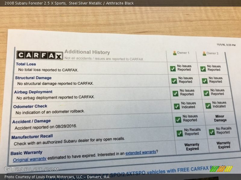 Steel Silver Metallic / Anthracite Black 2008 Subaru Forester 2.5 X Sports