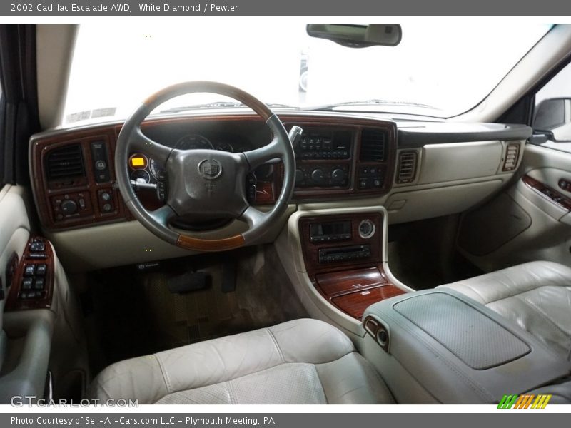 White Diamond / Pewter 2002 Cadillac Escalade AWD