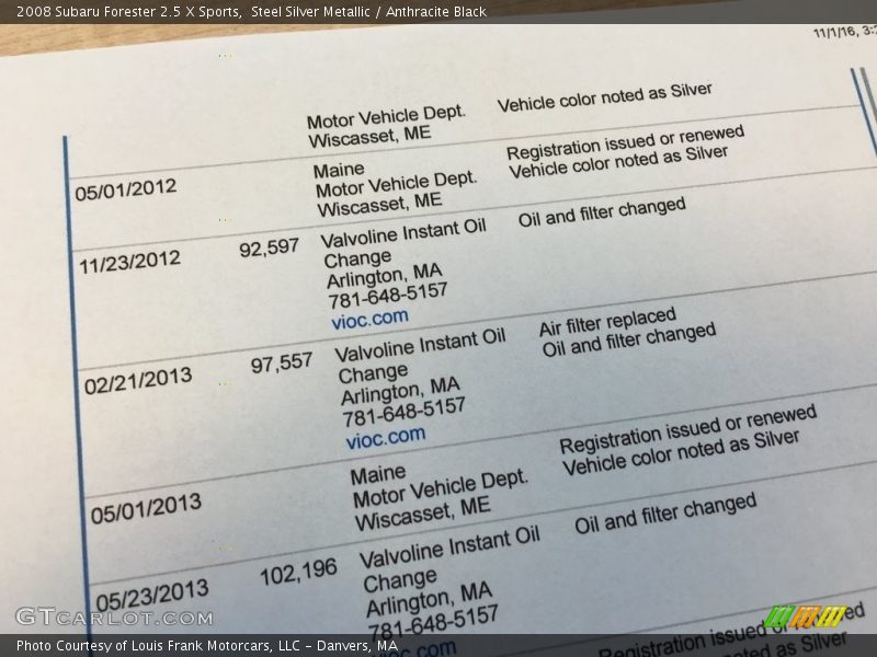 Steel Silver Metallic / Anthracite Black 2008 Subaru Forester 2.5 X Sports