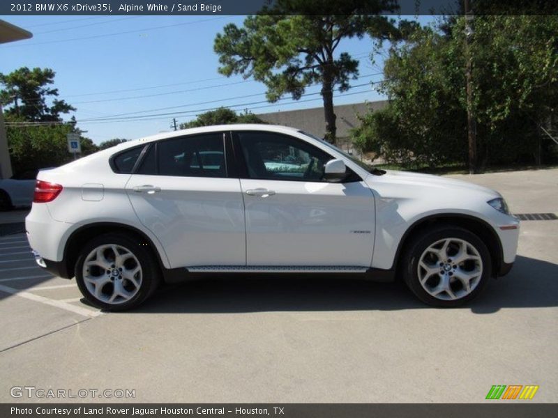 Alpine White / Sand Beige 2012 BMW X6 xDrive35i