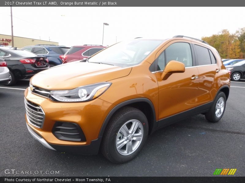 Orange Burst Metallic / Jet Black 2017 Chevrolet Trax LT AWD