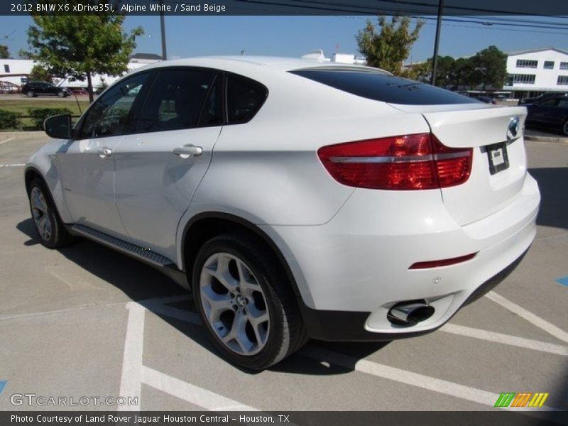 Alpine White / Sand Beige 2012 BMW X6 xDrive35i