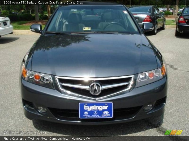 Carbon Gray Pearl / Quartz Gray 2008 Acura TSX Sedan