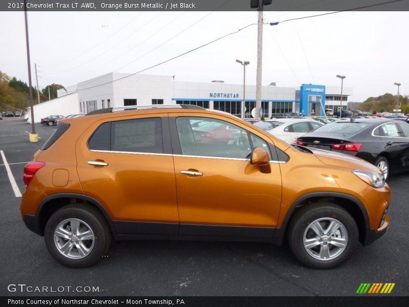 Orange Burst Metallic / Jet Black 2017 Chevrolet Trax LT AWD