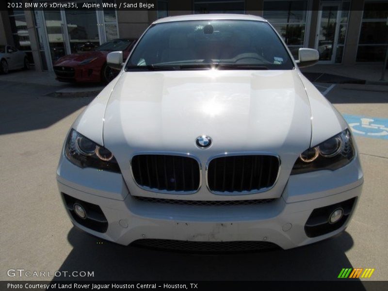 Alpine White / Sand Beige 2012 BMW X6 xDrive35i