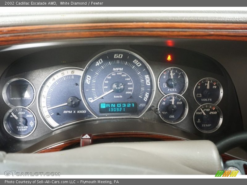 White Diamond / Pewter 2002 Cadillac Escalade AWD