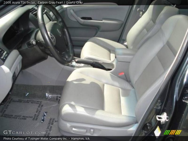 Carbon Gray Pearl / Quartz Gray 2008 Acura TSX Sedan
