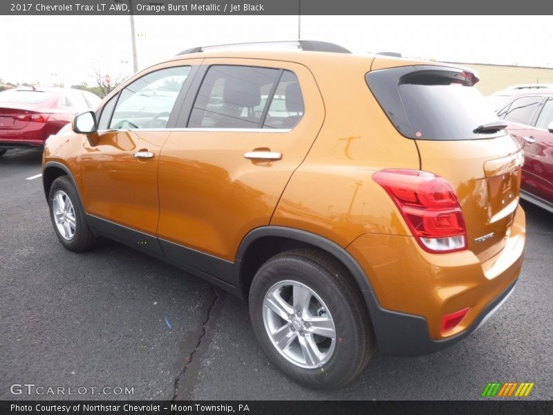 Orange Burst Metallic / Jet Black 2017 Chevrolet Trax LT AWD