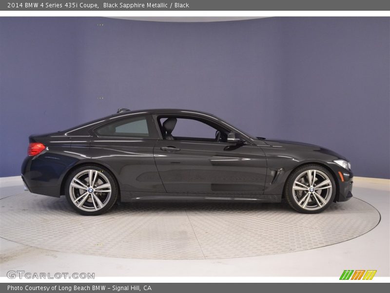 Black Sapphire Metallic / Black 2014 BMW 4 Series 435i Coupe