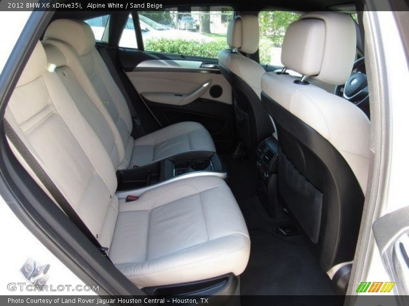 Alpine White / Sand Beige 2012 BMW X6 xDrive35i