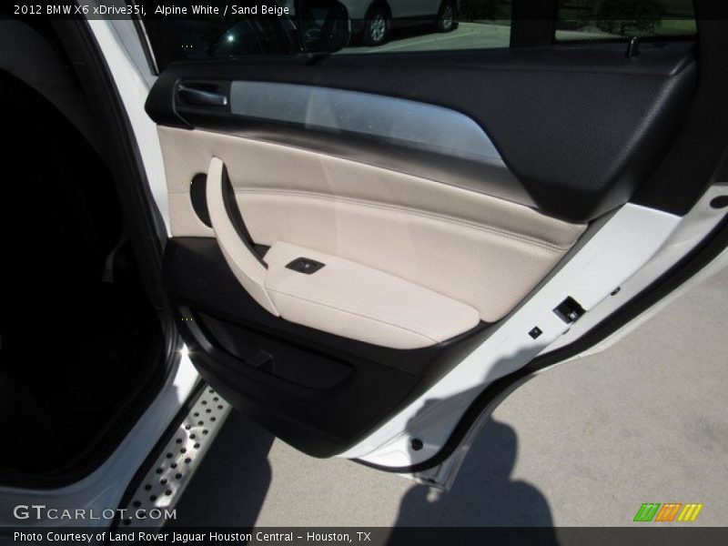 Alpine White / Sand Beige 2012 BMW X6 xDrive35i