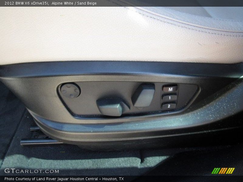 Alpine White / Sand Beige 2012 BMW X6 xDrive35i