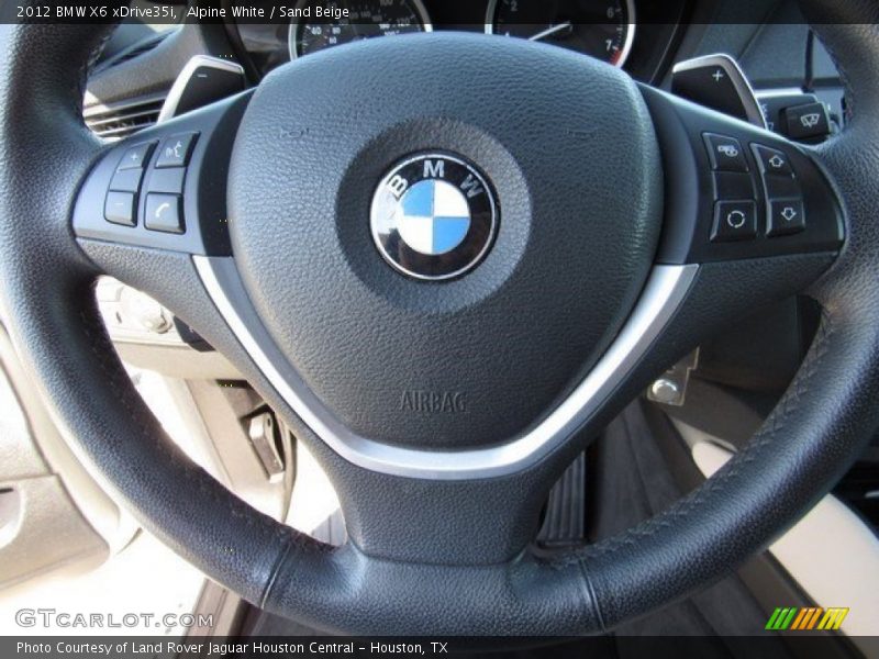 Alpine White / Sand Beige 2012 BMW X6 xDrive35i