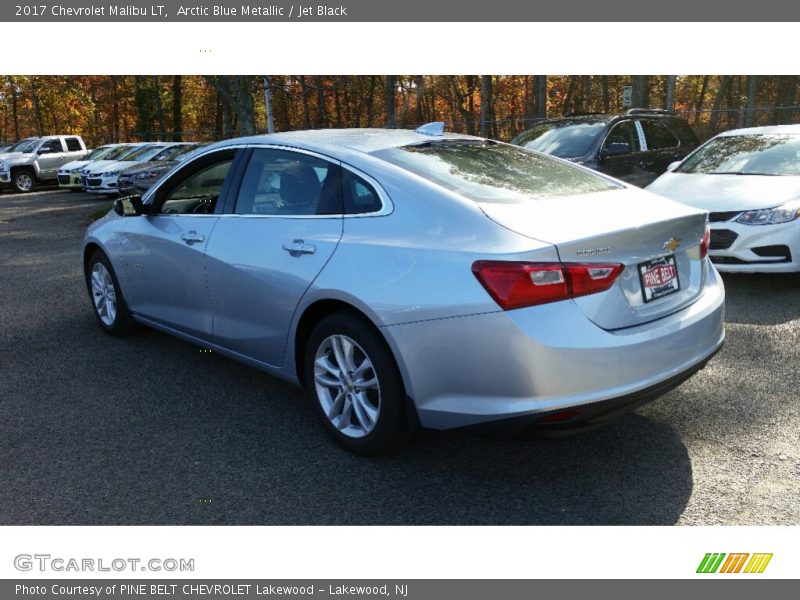 Arctic Blue Metallic / Jet Black 2017 Chevrolet Malibu LT
