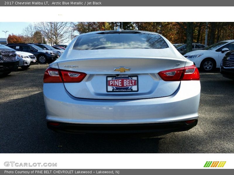 Arctic Blue Metallic / Jet Black 2017 Chevrolet Malibu LT