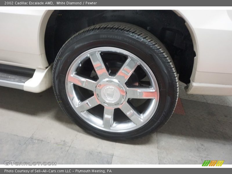 White Diamond / Pewter 2002 Cadillac Escalade AWD