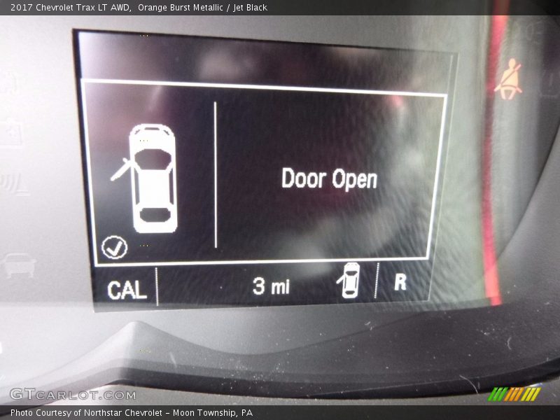 Orange Burst Metallic / Jet Black 2017 Chevrolet Trax LT AWD