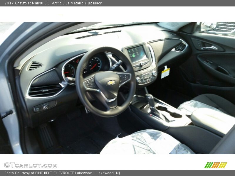 Arctic Blue Metallic / Jet Black 2017 Chevrolet Malibu LT