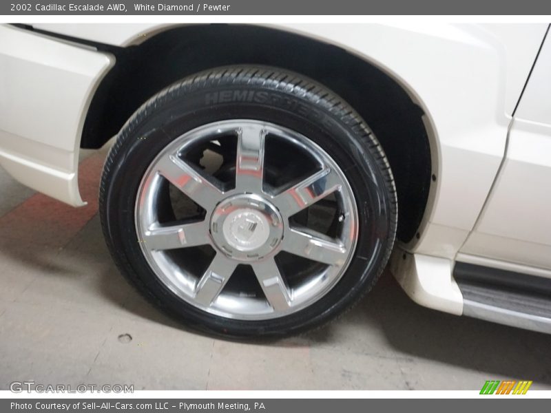 White Diamond / Pewter 2002 Cadillac Escalade AWD